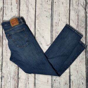 Levis 514 Denim Blue Jeans Casual Pants Straight Leg Mens Pants